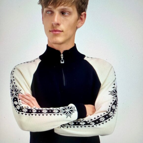 Dale of Norway NWoT Geilo Men’s Sweater 100%SoftMerino Wool Pullover, Med,RT335 - Picture 9 of 13